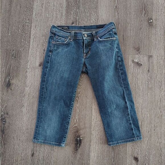 Citizens Of Humanity Denim - Citizens of Humanity ava #142 Stretch Low Waist Straight Leg Cropped Jeans 27